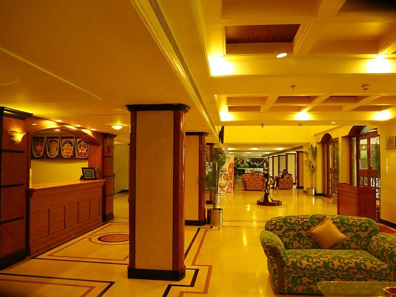 포츈 셀렉트 그랜드 리지 호텔 티루파티 외부 사진 The lobby of the hotel